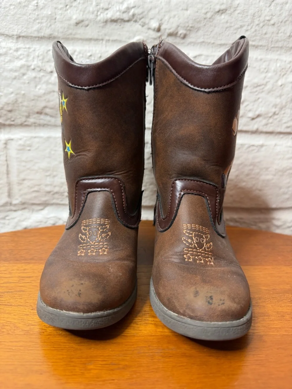 Disney Pixar Toy Story Woody Bullseye Cowboy Boots Toddler Size 10 Kids Boots
